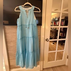 Sara Campbell Turquoise Gingham Dress